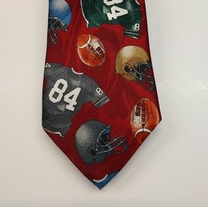 Corner Stone mens tie football theme #84